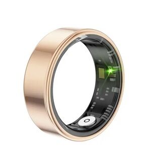 Rose Gold Smart Health Tracking Ring IP68 Waterproof